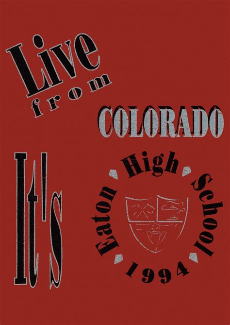 1994 yearbook from Eaton High School from Eaton, Colorado for sale