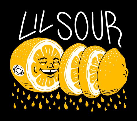 Lil sour lemon kids t-shirt design yellow smile Freelance Graphic Design, Graphic Design Print ...
