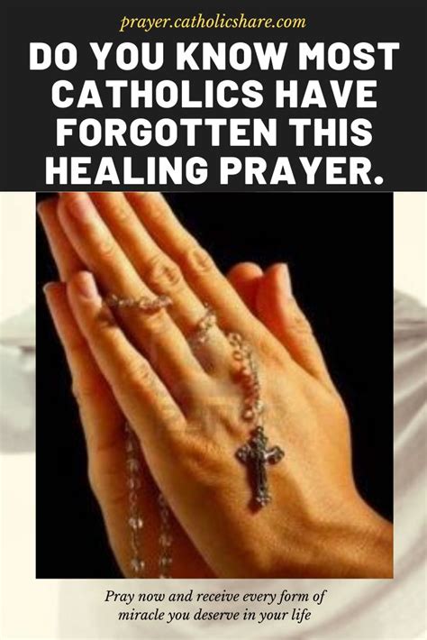 Most Catholics Have Forgotten This Powerful Healing Prayer – Including ...