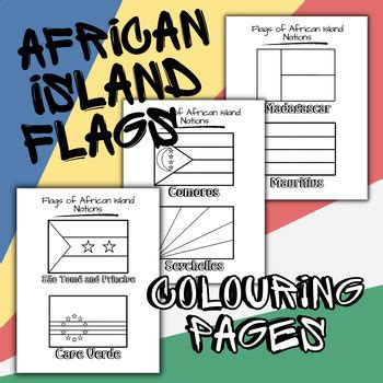 African Flag Colouring Pages Bundle! - All African Countries! | TPT