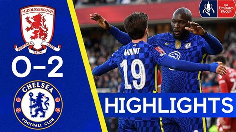 Middlesbrough 0-2 Chelsea | Lukaku & Ziyech Send The Blues Into the Semi-Finals! | FA Cup ...