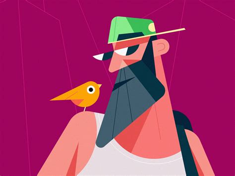 Clean Vector Character Design Illustration in Adobe Illustrator by Mark Rise on Dribbble