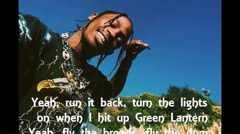 Travis Scott Butterfly Effect lyrics - YouTube