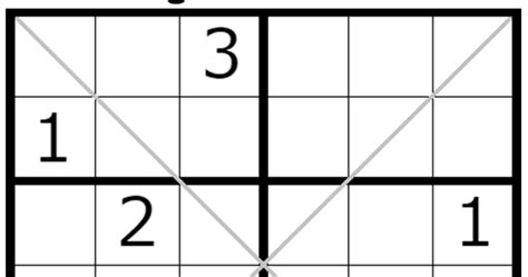 Diagonal Sudoku Puzzle (Sudoku for Kids #1)