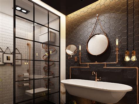 Industrial Style Bathrooms You'll Love in Romantic Paris | Maison Valentina Blog