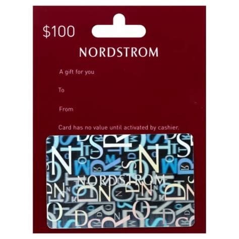 Nordstrom $100 Gift Card, 1 ct - Kroger