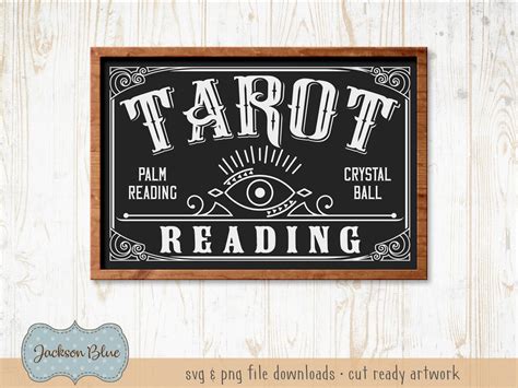 Tarot Card Reading SVG Download. Halloween Sign Design Svg. Halloween ...