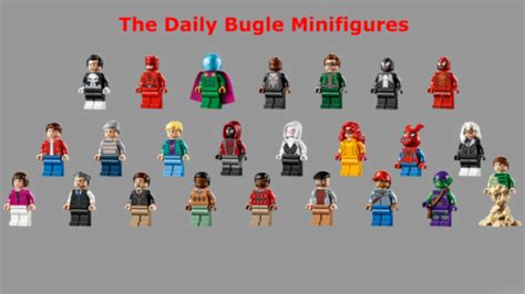 LEGO The Daily Bugle Spider-Man Minifigures 76178 - Daredevil, Punisher, & More | eBay