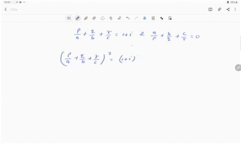 ⏩SOLVED:If a, b, c, p, q, r are three non-zero complex numbers such… | Numerade