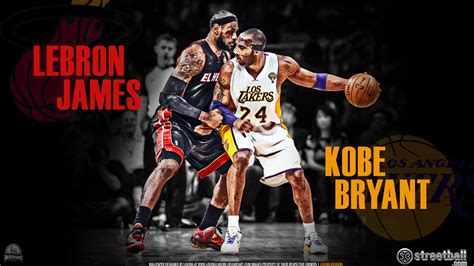 NBA MVP Wallpaper LeBron James and Kobe Bryant | Kobe bryant wallpaper ...