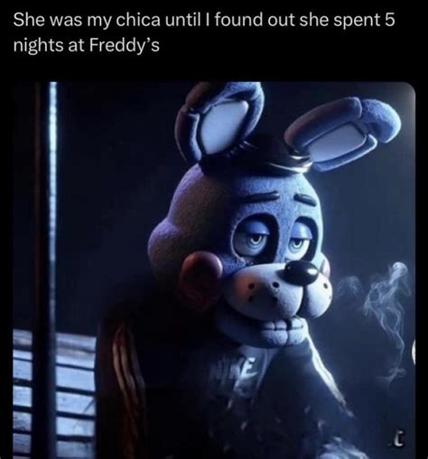 Spending five nights at Freddy's. : r/memes