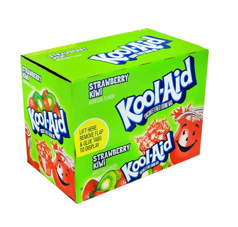 Kool-Aid - Packet Unswt Strwbry Kiwi 48Ct - Pack of 48 - Walmart.com