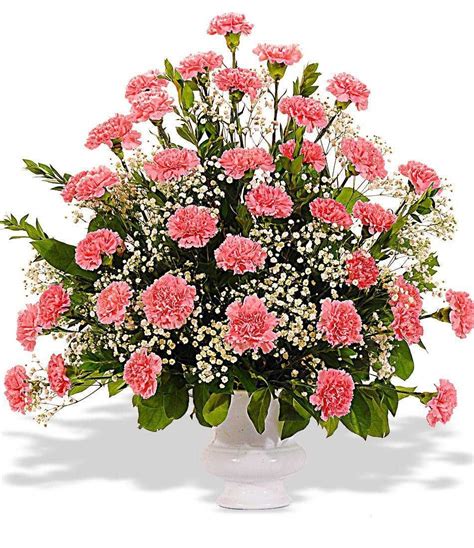 Any Color Carnation Funeral Arrangement delivered in Baton Rouge, LA ...