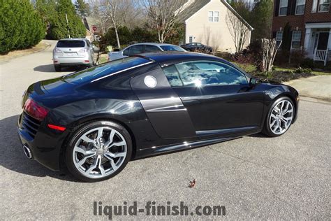 Audi R8 Phantom Black Paint Correction - Liquid Finish Detailing