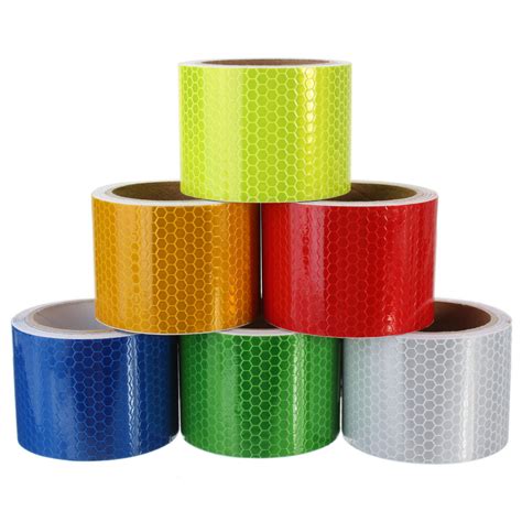 5cm×3m Safety Caution Reflective Tape Warning Tape Sticker Self Adhesive Tape – Alexnld.com