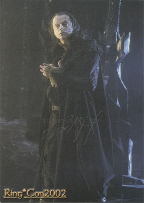 BRAD DOURIF as Grima Wormtongue - Lord Of The Rings (15cm x 21cm) – Celebrity Ink Autographs