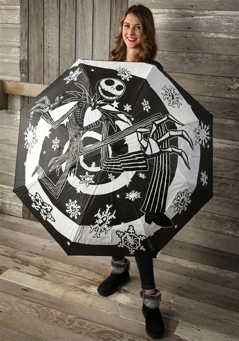 Color-Changing Jack Skellington Snowflake Umbrella - $24.99