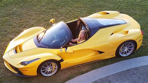 LaFerrari Aperta looks great in yellow color with FXX K style wheels [1080x608] : r/carporn