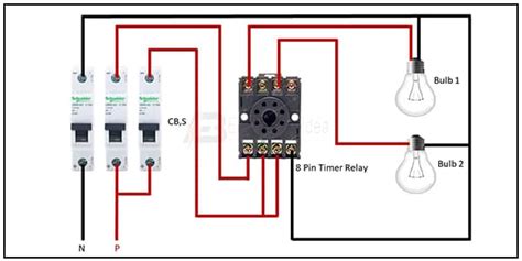 8 Pin Timer Relay Wiring Diagram | 8 pin relay wiring - Electrician Idea