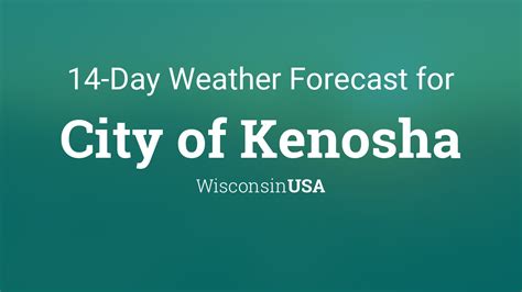 City of Kenosha, Wisconsin, USA 14 day weather forecast