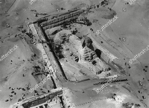 Great Sphinx Giza Egypt Aerial Photograph Note Editorial Stock Photo - Stock Image | Shutterstock