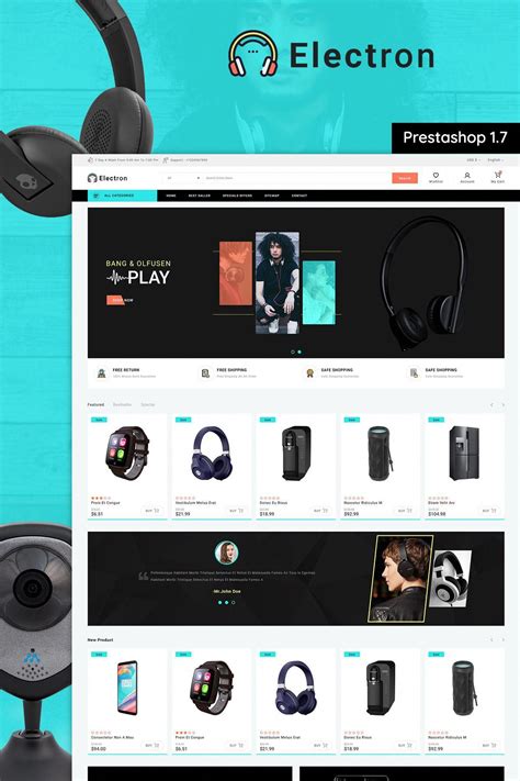 Electron Electronics Store Template is a good choice for selling # ...