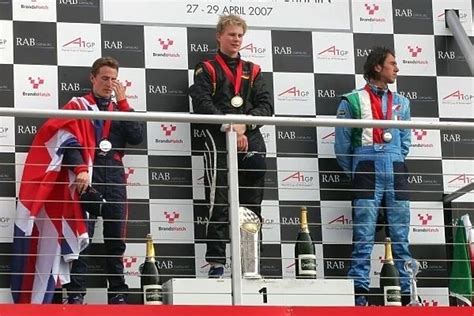 A1GP. The feature race podium - 1st Nico Hulkenberg (GER)