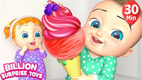 Ice Cream Song - BillionSurpriseToys Nursery Rhymes, Kids Songs - YouTube