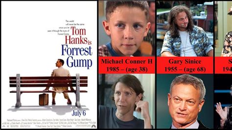 Forrest Gump Cast (1994) | Then and Now - YouTube