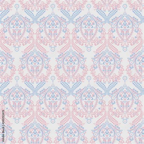 Seamless vintage vector background. Vector floral wallpaper baroque style pattern Stock Vector ...