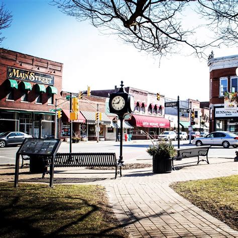 Grabbed a fun shot of downtown Chesterton, Indiana last week before another snow storm hit ...