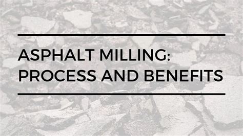 What is Asphalt Milling? Process and Benefits - Limitless Golden ...