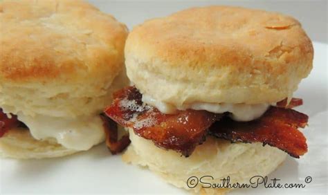 Garlic Biscuits and Bacon Gravy - Southern Plate