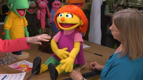 How "Sesame Street" created Julia, the new Muppet with autism - CBS News