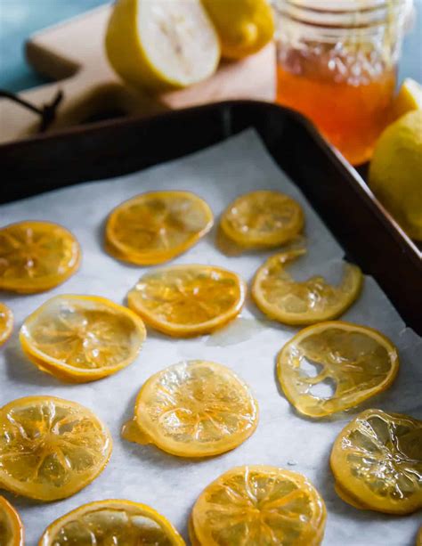 Easy Candied Lemon Slices - How To Make Candied Lemon Slices