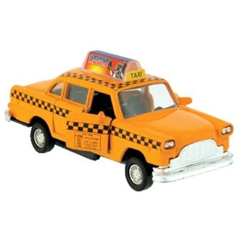 Classic New York City Old Fashion Yellow Taxi Cab Diecast Car model 5 ...