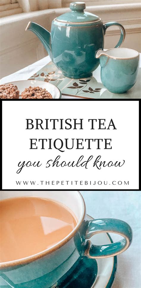 British Tea Drinking Etiquette - The Petite Bijou | Tea etiquette ...