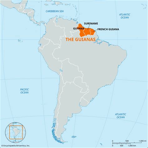 The Guianas | South America, Map, Location, History, & Facts | Britannica