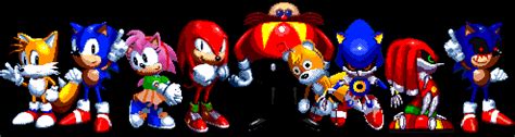 Sonic Characters in Blue Sphere style (+Exetior) by RetroKrasher on ...