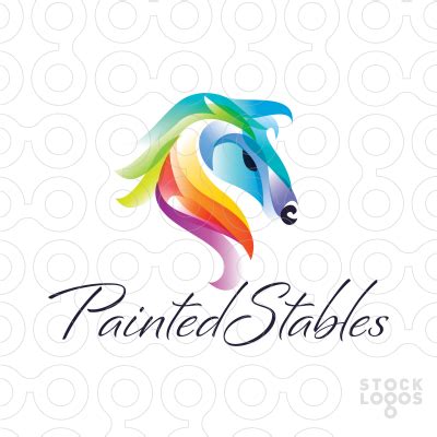 Exclusive Customizable Logo For Sale: Painted Stables | StockLogos.com Logo Tutorial, Make Your ...