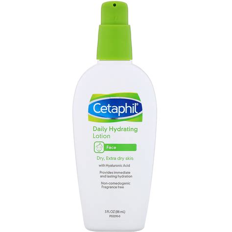 Cetaphil, Daily Hydrating Lotion with Hyaluronic Acid, 3 fl oz (88 ml ...