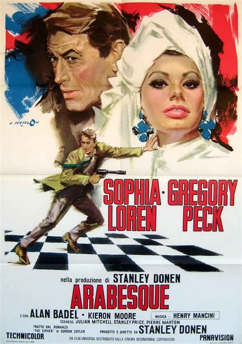 Arabesque (1966) starring Sophia Loren & Gregory Peck — Italian film ...