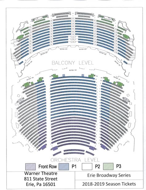 Warner Theater Seating Chart With Seat Numbers - chartdevelopment