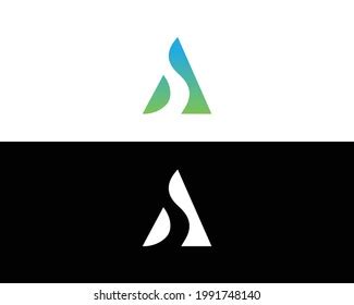 Sa Letter Logo Vector Design Template Stock Vector (Royalty Free ...