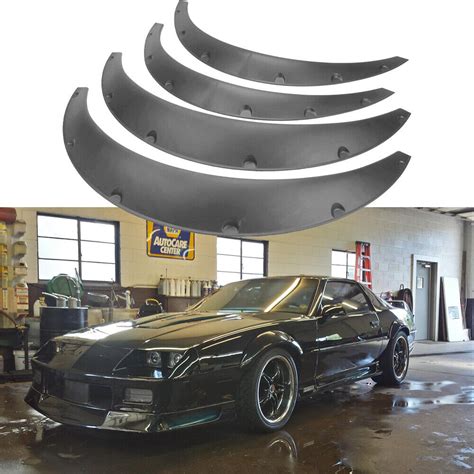 For Chevy Camaro Fender Flares 3.5" 90mm Extra Wide Body Kit Wheel ...