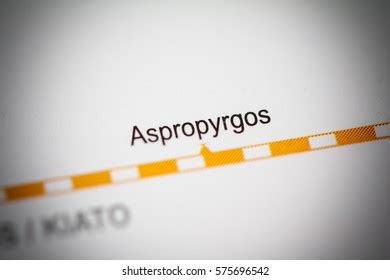 Aspropyrgos Station Athens Metro Map Stock Photo 575696542 | Shutterstock