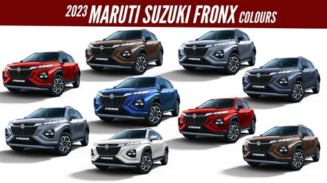 2023 Maruti Suzuki Fronx - All Color Options - Images | AUTOBICS - YouTube