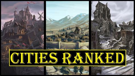 Ranking Every City in Skyrim - YouTube