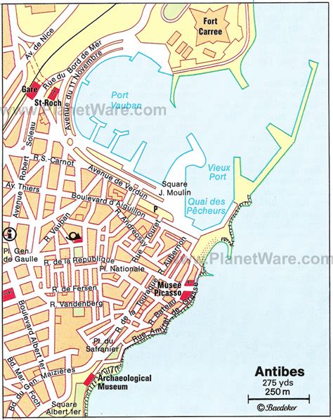 Antibes Map