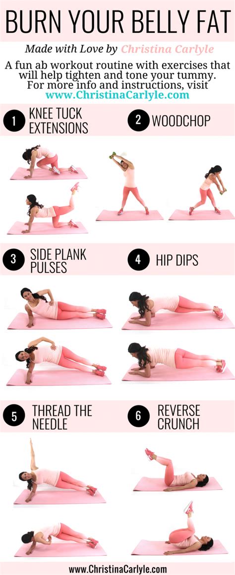 Ab Workout for Women that want a Flat, Tighter, Toned, Tummy | Abs workout routines, Home ...